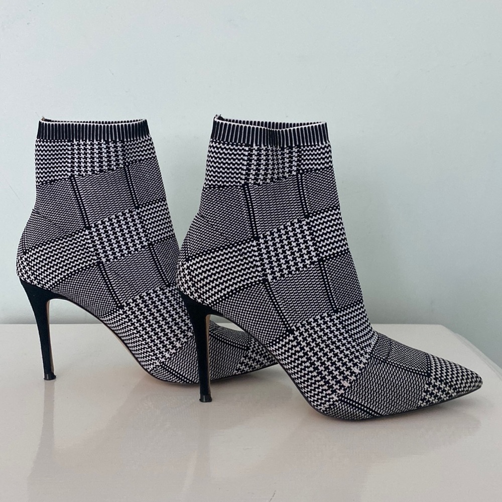 Something Navy Sock Heels